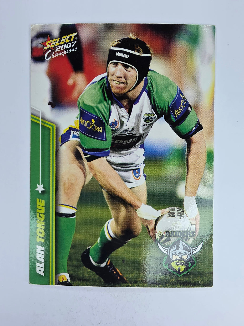 NRL 2007 Champions Base Card #35 Alan Tongue Canberra Raiders