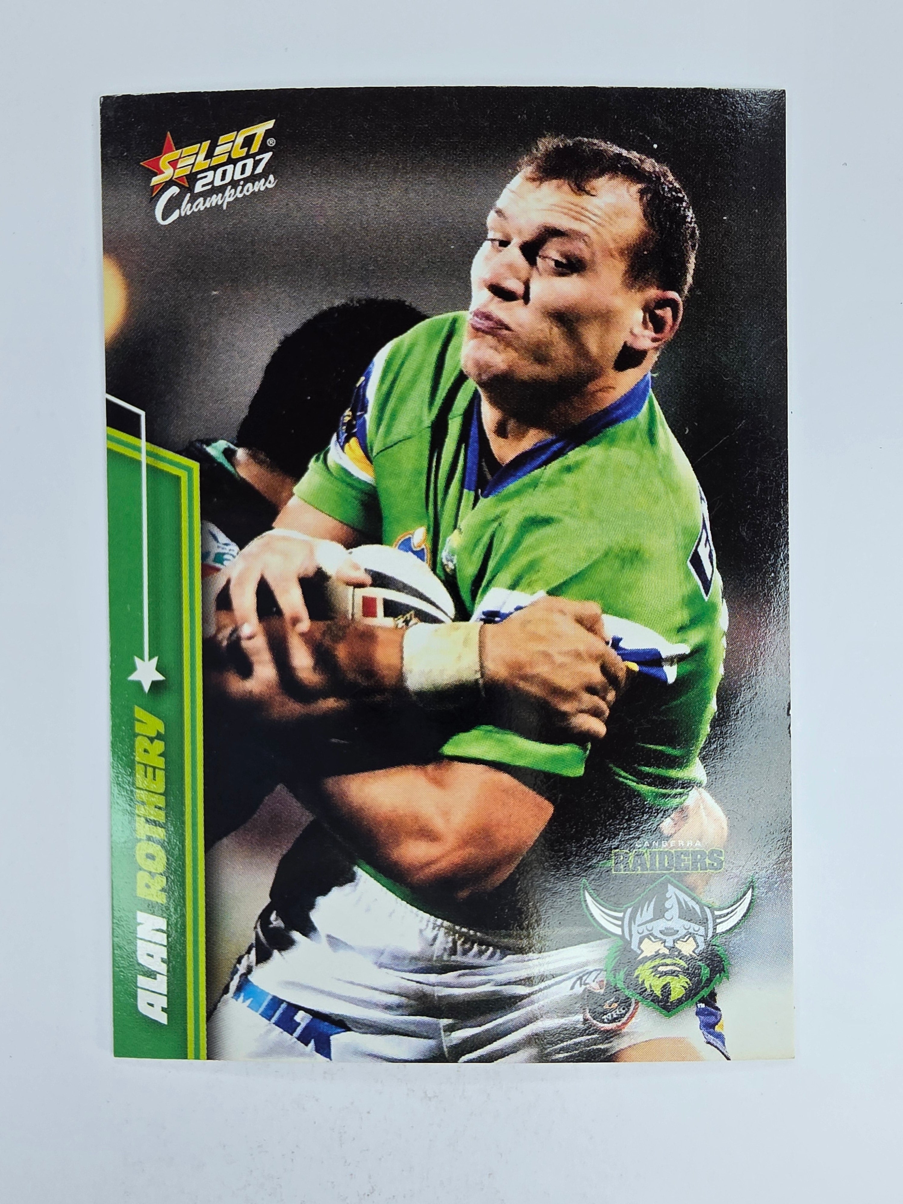 NRL 2007 Champions Base Card #39 Alan Rothery Canberra Raiders
