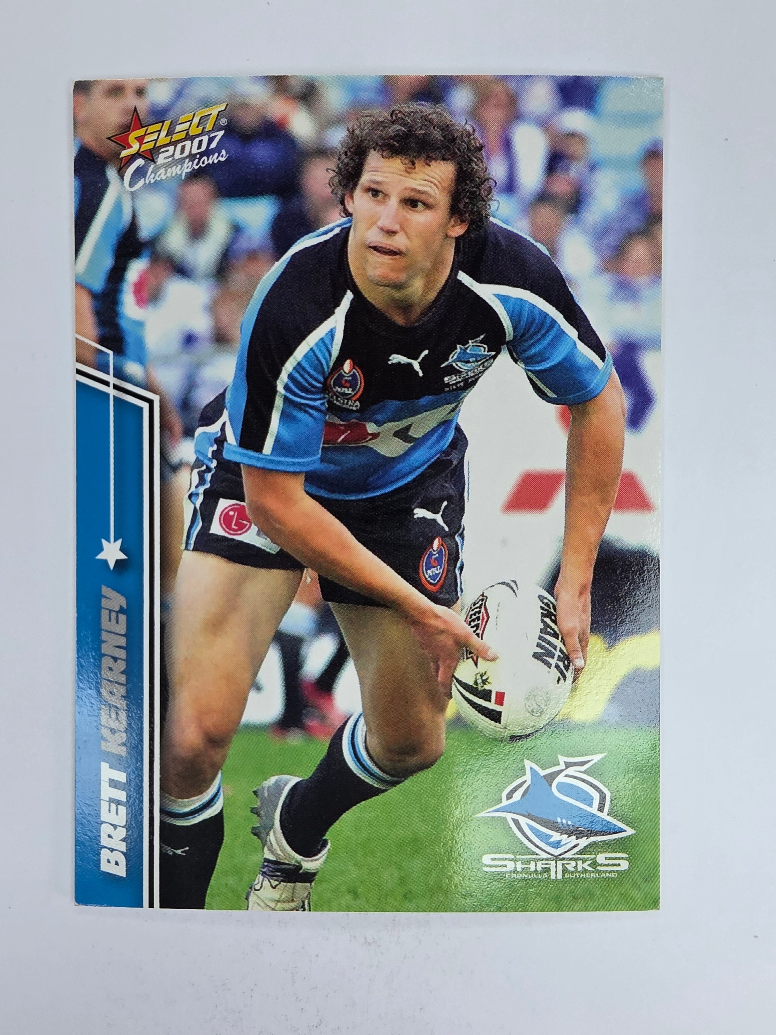 NRL 2007 Champions Base Card #40 Brett Kearney Cronulla Sutherland Sharks
