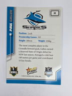 NRL 2007 Champions Base Card #48 Paul Gallen Cronulla Sutherland Sharks