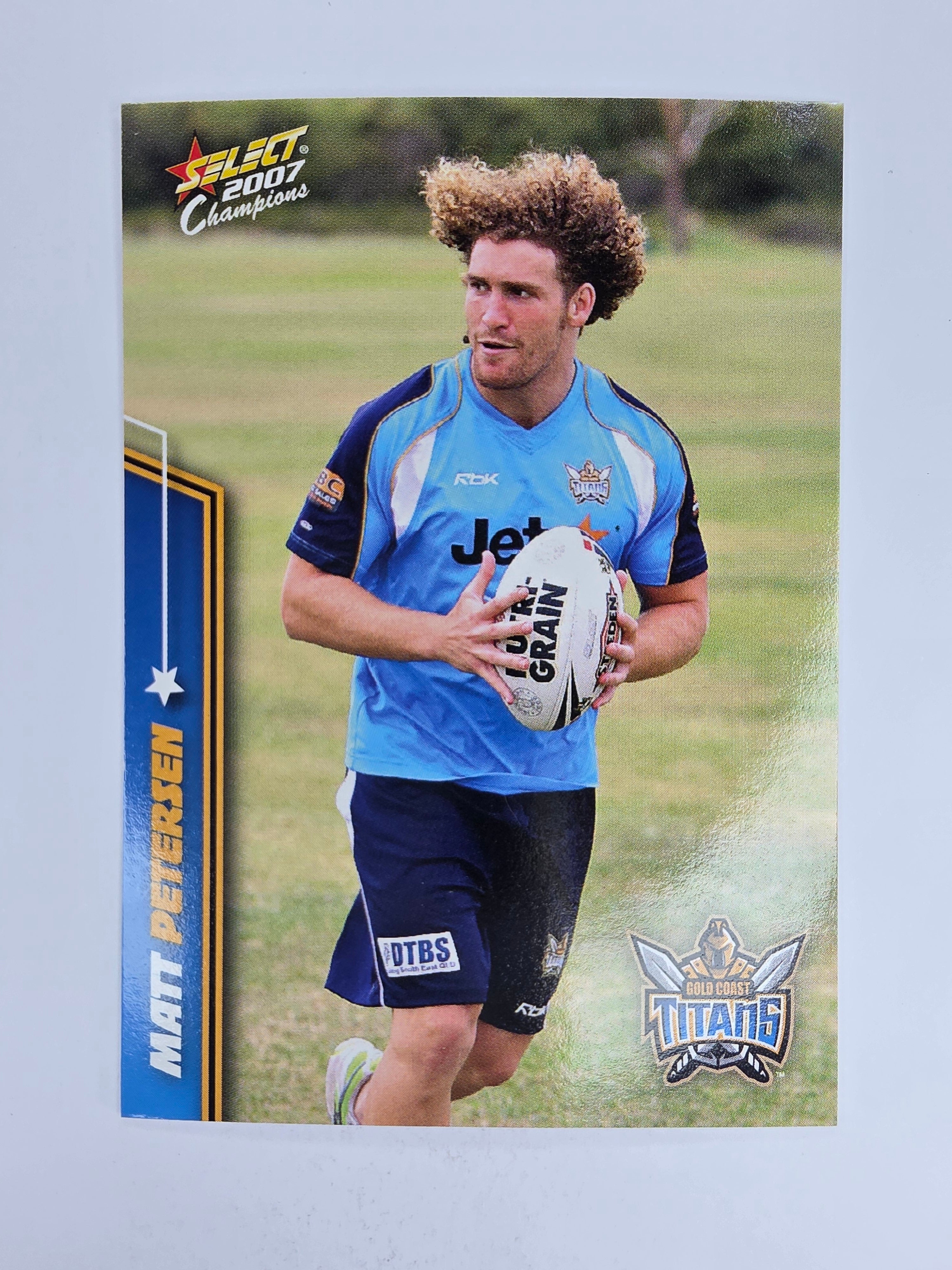 NRL 2007 Champions Base Card #54 Matt Petersen Gold Coast Titans