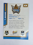 NRL 2007 Champions Base Card #62 Michael Hodgson Gold Coast Titans
