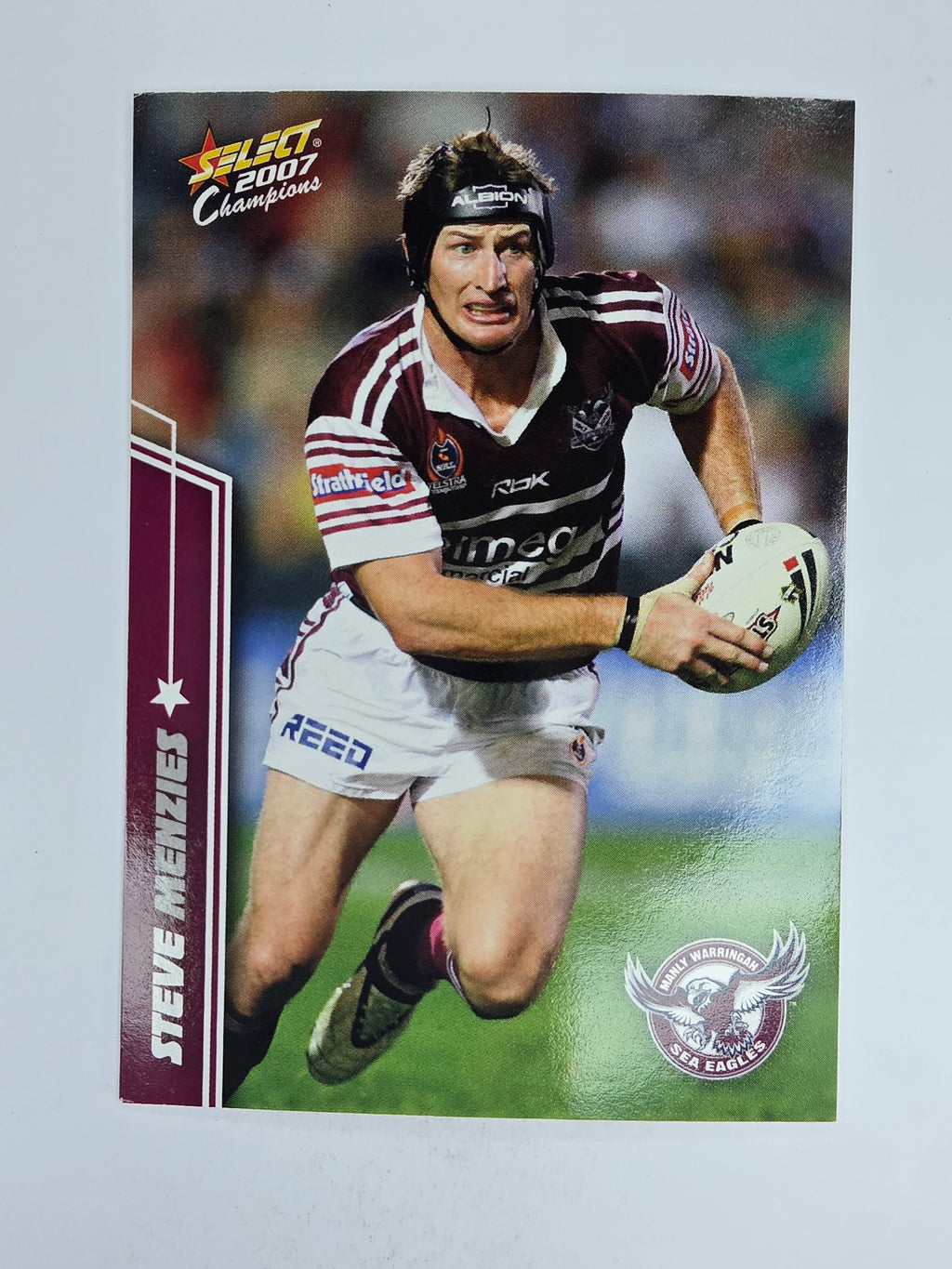 NRL 2007 Champions Base Card #73 Steve Menzies Manly Warringah Sea Eagles