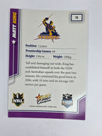 NRL 2007 Champions Base Card #78 Matt King Melbourne Storm