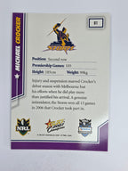 NRL 2007 Champions Base Card #81 Michael Crocker Melbourne Storm