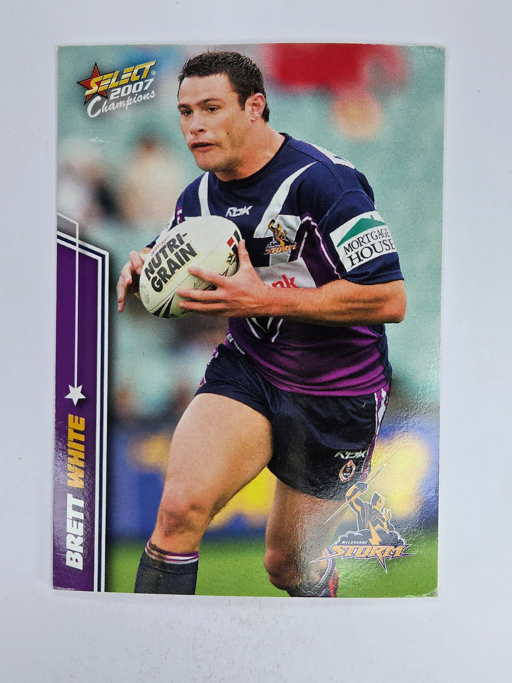 NRL 2007 Champions Base Card #84 Brett White Melbourne Storm