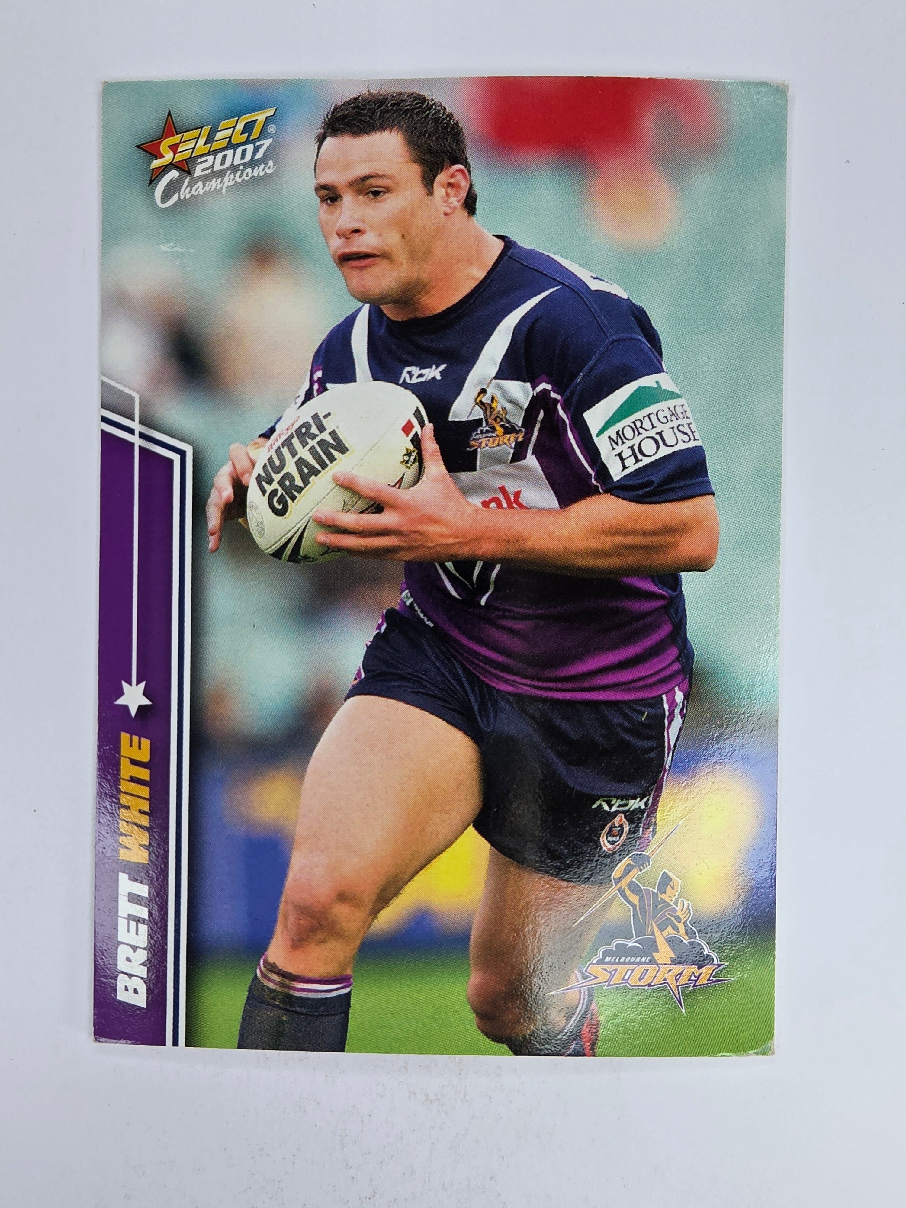 NRL 2007 Champions Base Card #84 Brett White Melbourne Storm