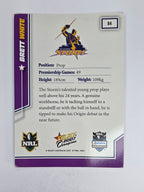 NRL 2007 Champions Base Card #84 Brett White Melbourne Storm