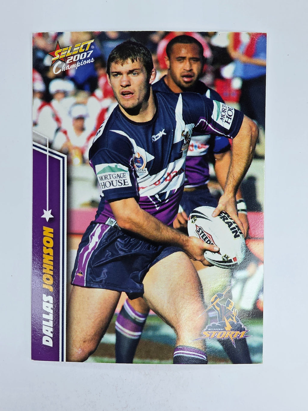NRL 2007 Champions Base Card #86 Dallas Johnson Melbourne Storm