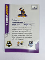 NRL 2007 Champions Base Card #86 Dallas Johnson Melbourne Storm
