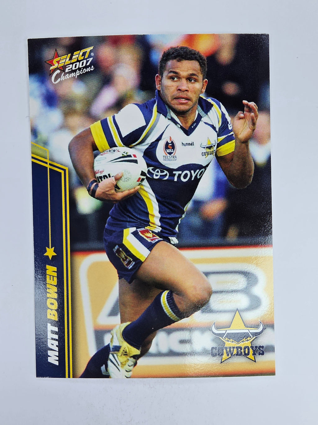 NRL 2007 Champions Base Card #100 Matt Bowen North Queensland Cowboys