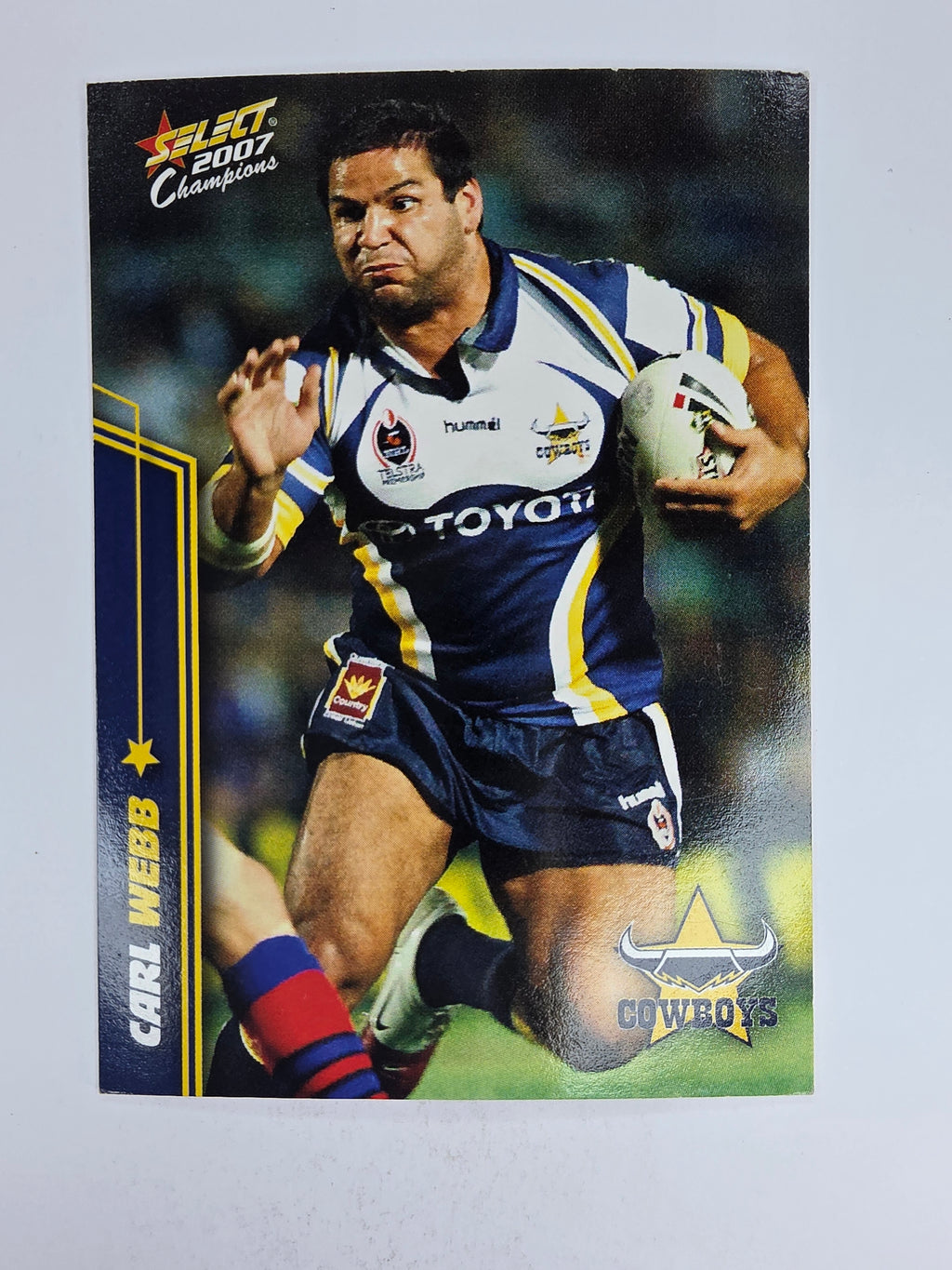 NRL 2007 Champions Base Card #104 Carl Webb North Queensland Cowboys
