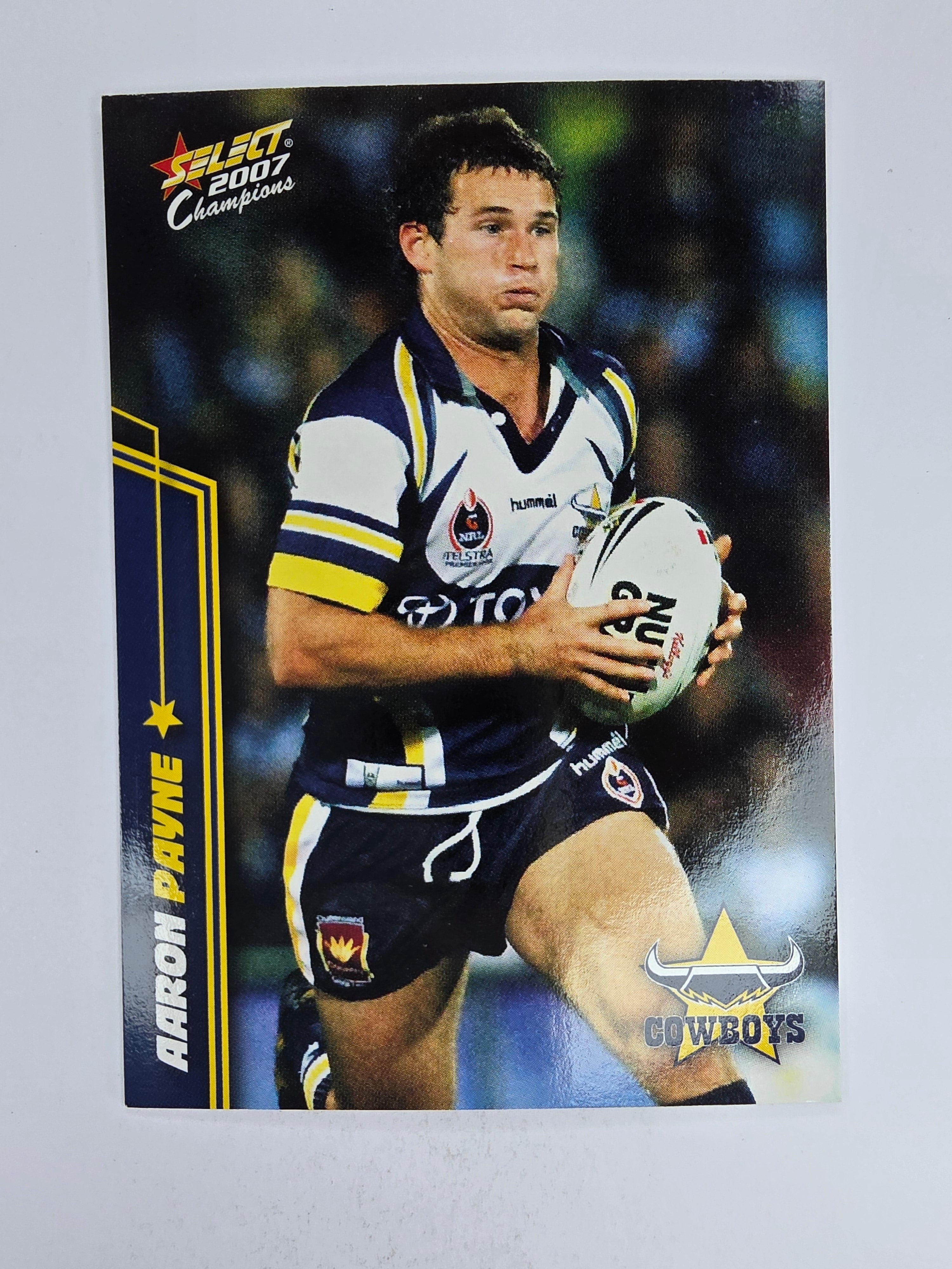 NRL 2007 Champions Base Card #105 Aaron Payne North Queensland Cowboys