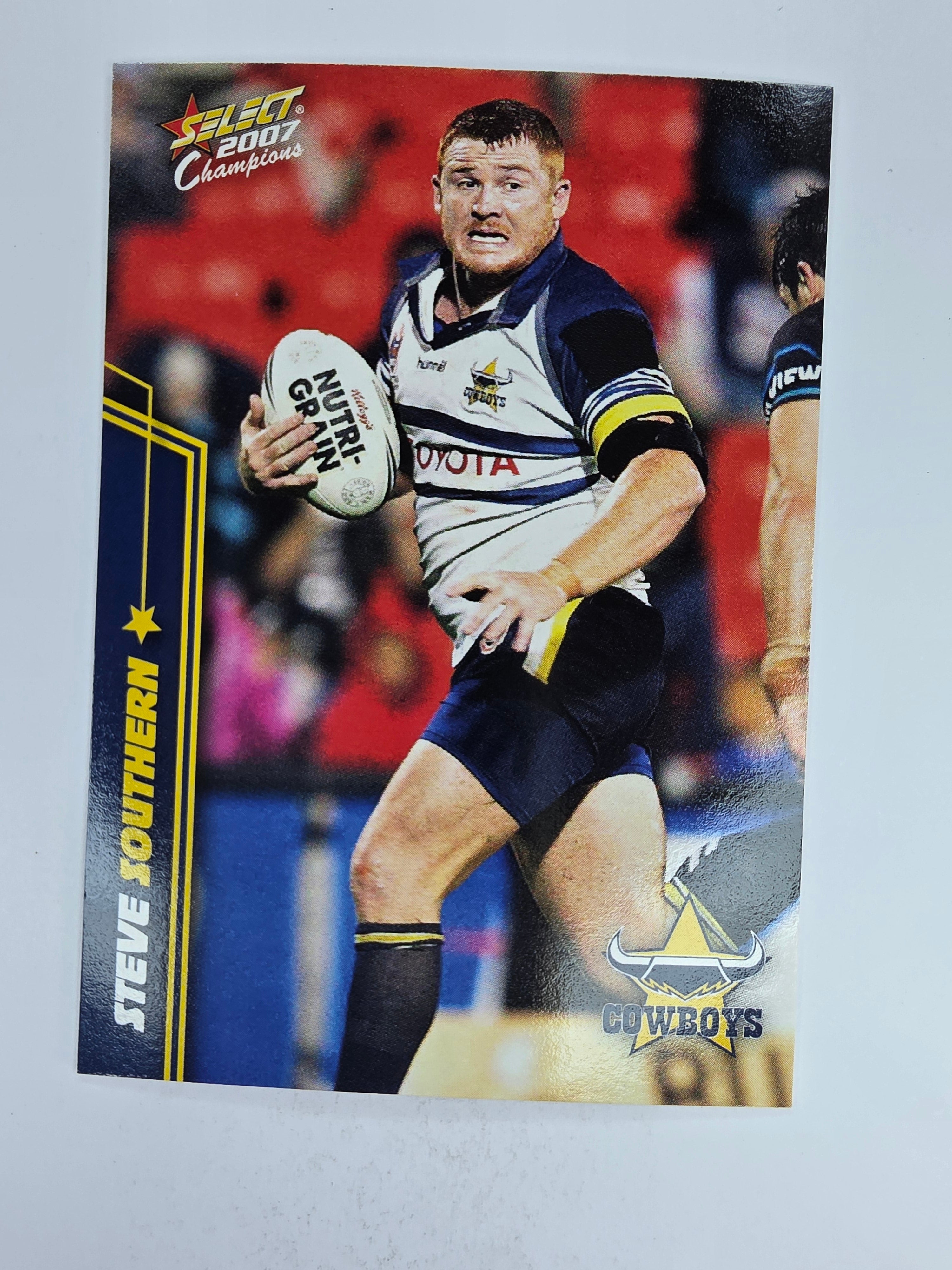 NRL 2007 Champions Base Card #109 Steve Southern North Queensland Cowboys