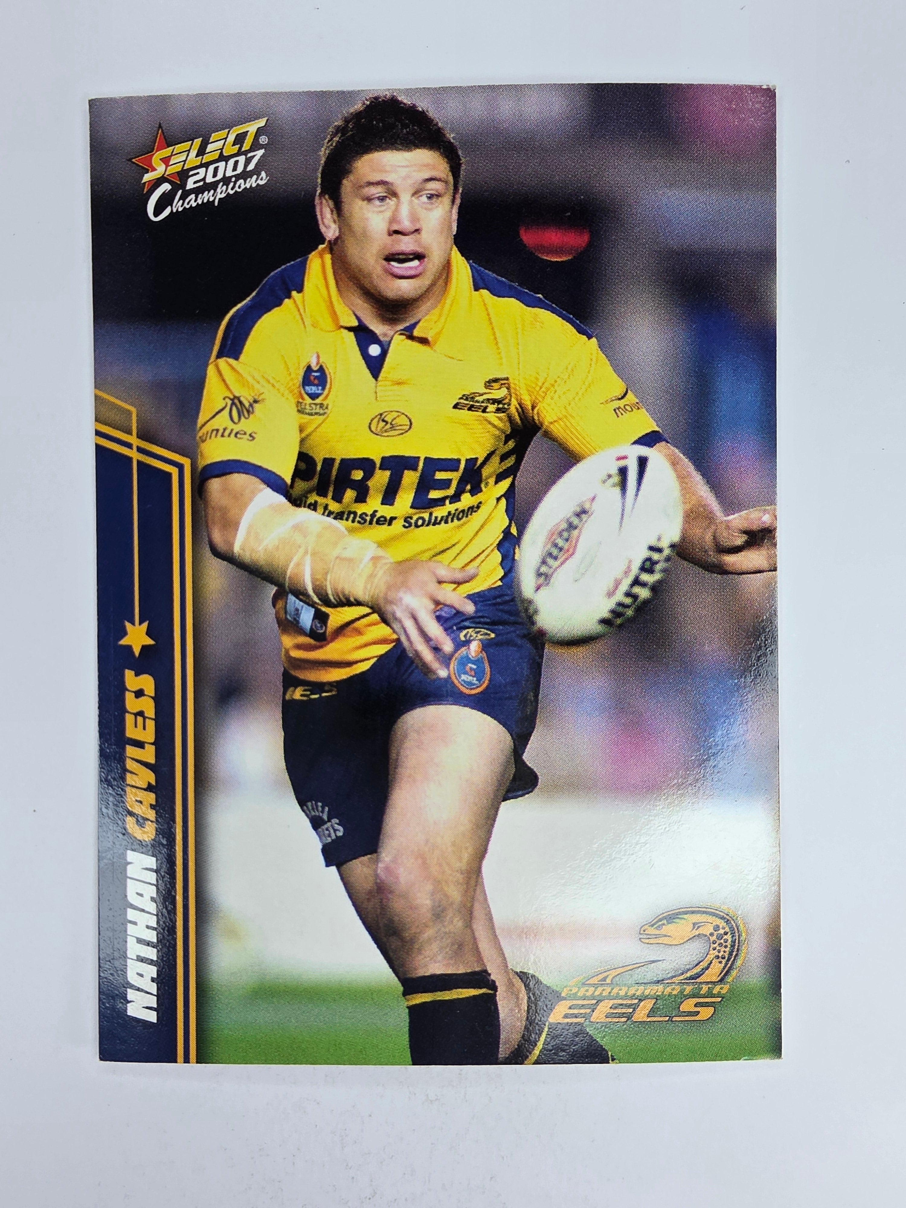 NRL 2007 Champions Base Card #112 Nathan Cayless Parramatta Eels