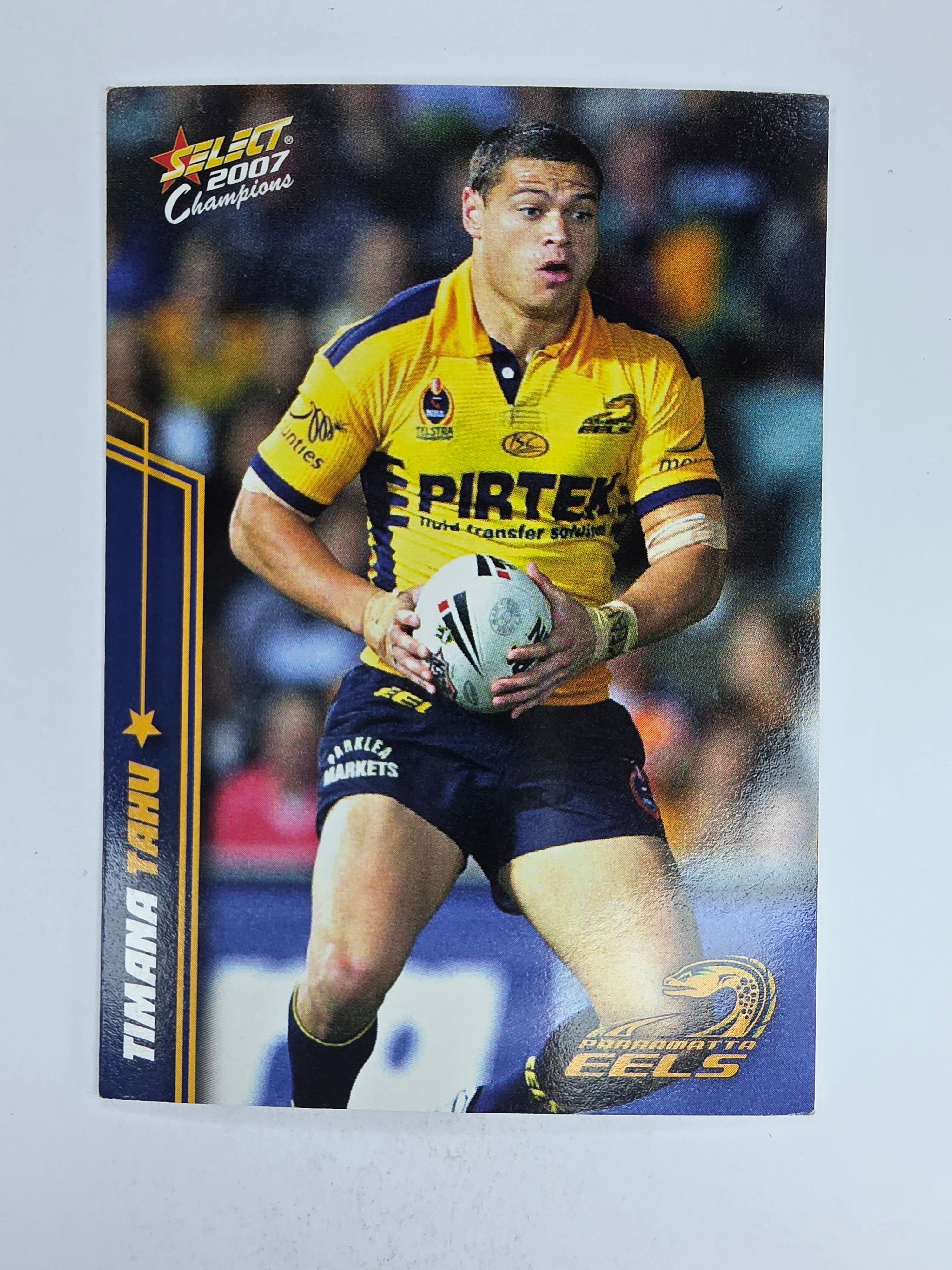 NRL 2007 Champions Base Card #116 Timana Tahu Parramatta Eels