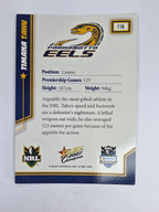 NRL 2007 Champions Base Card #116 Timana Tahu Parramatta Eels