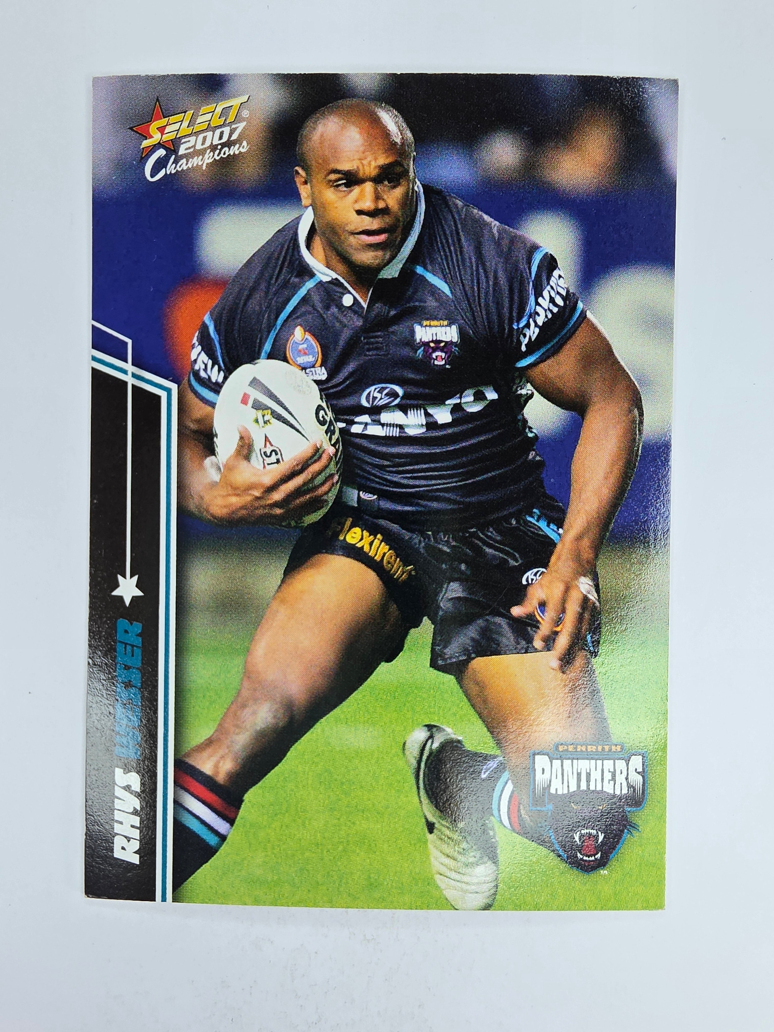 NRL 2007 Champions Base Card #124 Rhys Wesser Penrith Panthers