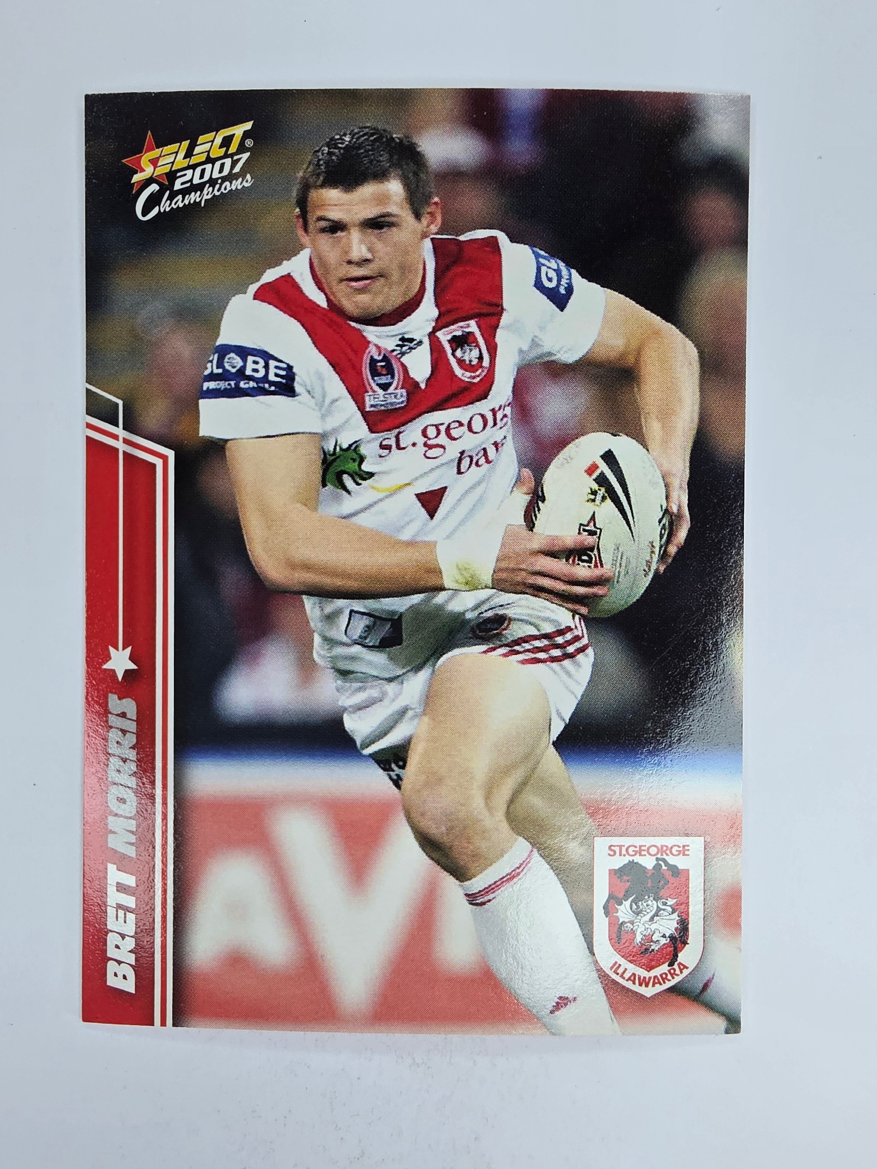 NRL 2007 Champions Base Card #140 Brett Morris St George Illawarra Dragons