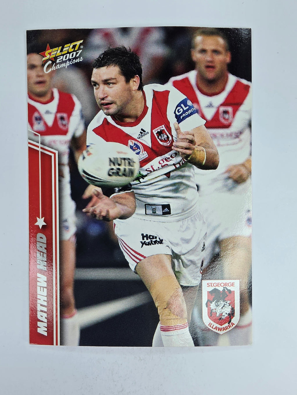 NRL 2007 Champions Base Card #141 Mathew Head St George Illawarra Dragons