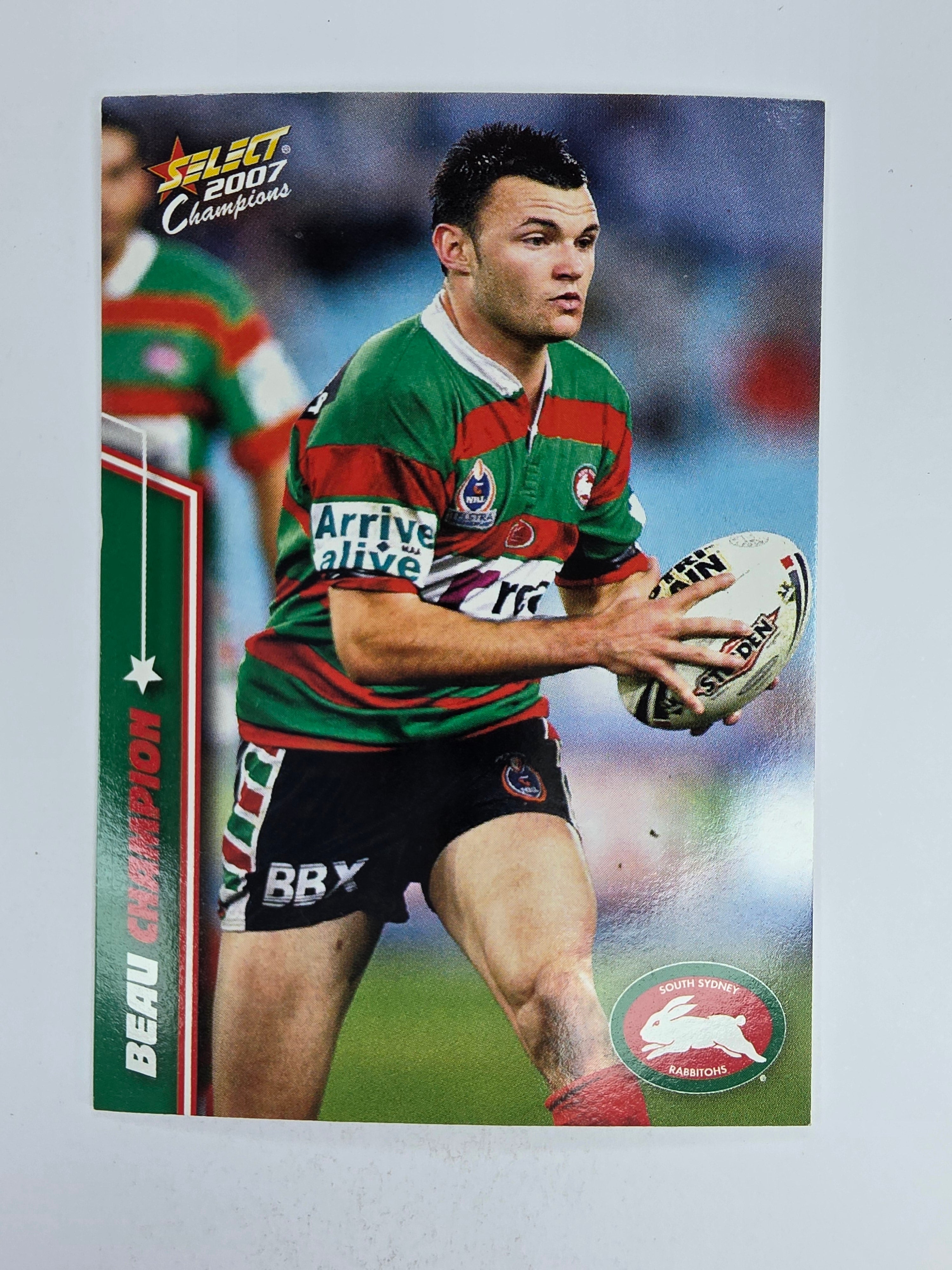 NRL 2007 Champions Base Card #162 Beau Champion South Sydney Rabbitohs