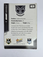 NRL 2007 Champions Base Card #178 Grant Rovelli New Zealand Warriors