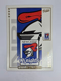 NRL 2002 Challenge Base Card #3 Newcastle Knights Logo