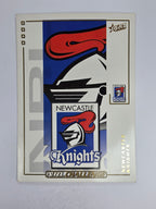 NRL 2002 Challenge Base Card #3 Newcastle Knights Logo