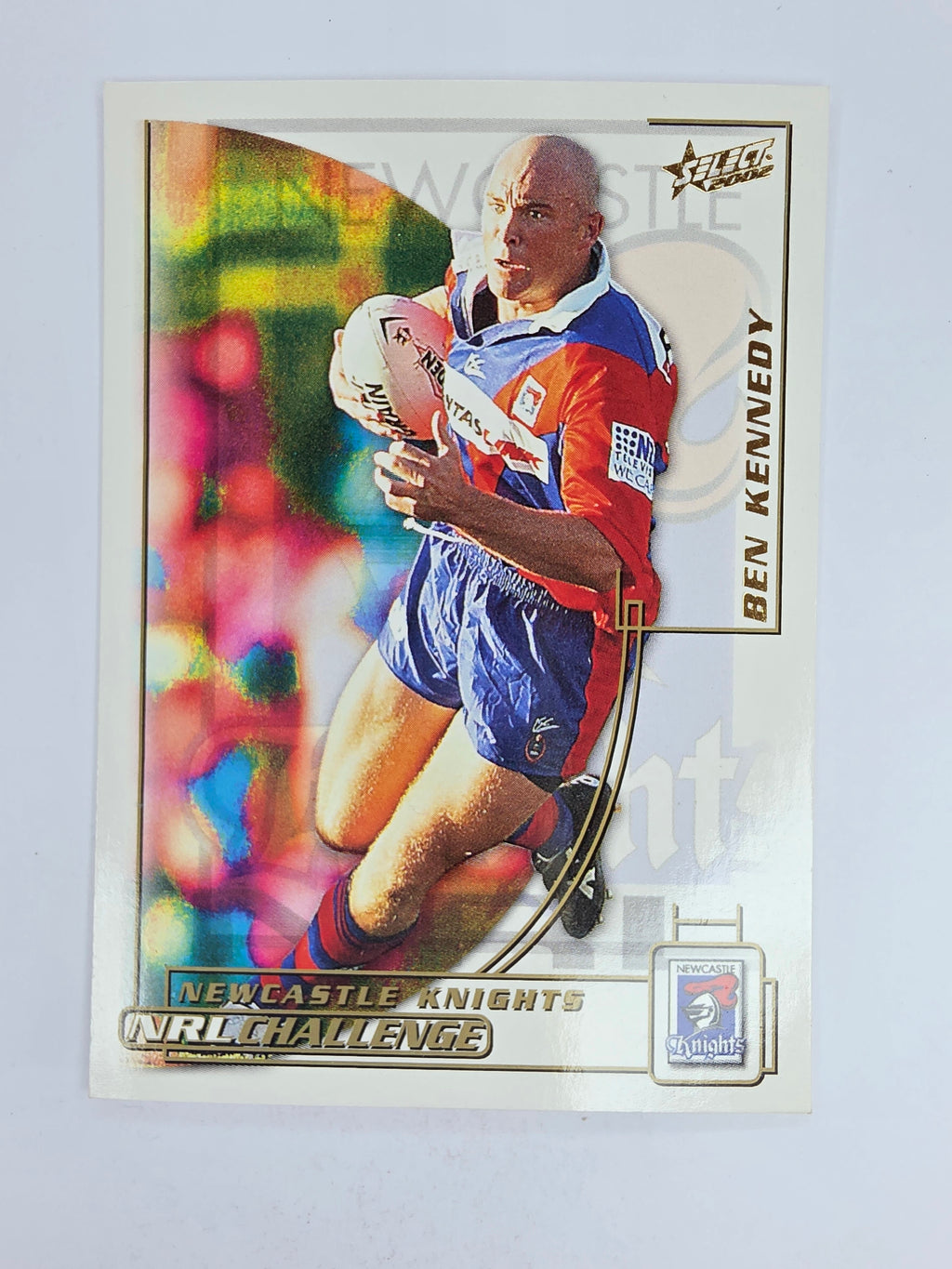 NRL 2002 Challenge Base Card #8 Ben Kennedy Newcastle Knights