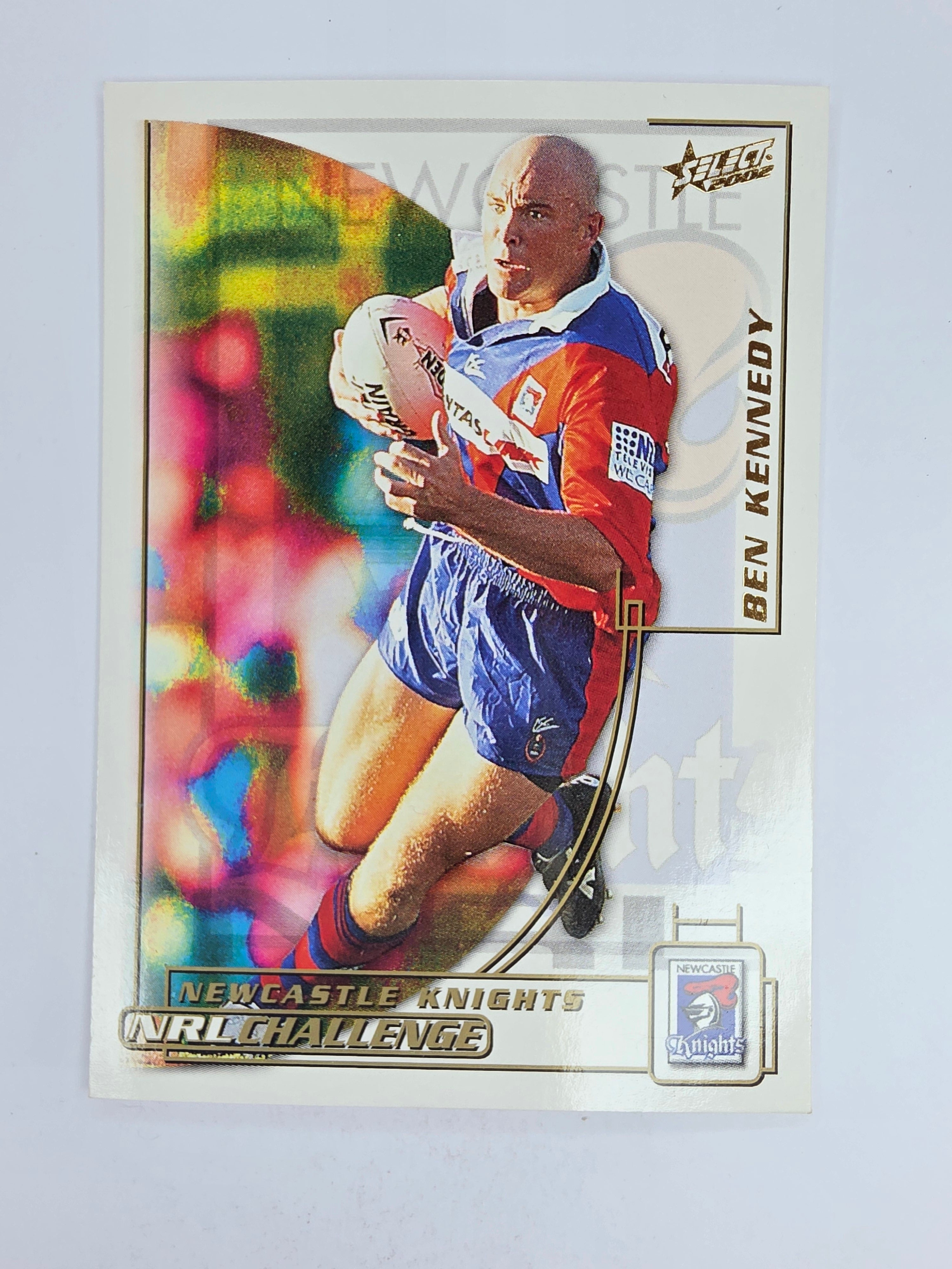 NRL 2002 Challenge Base Card #8 Ben Kennedy Newcastle Knights