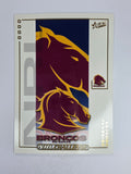 NRL 2002 Challenge Base Card #39 Brisbane Broncos Logo