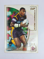 NRL 2002 Challenge Base Card #43 Petero Civoniceva Brisbane Broncos