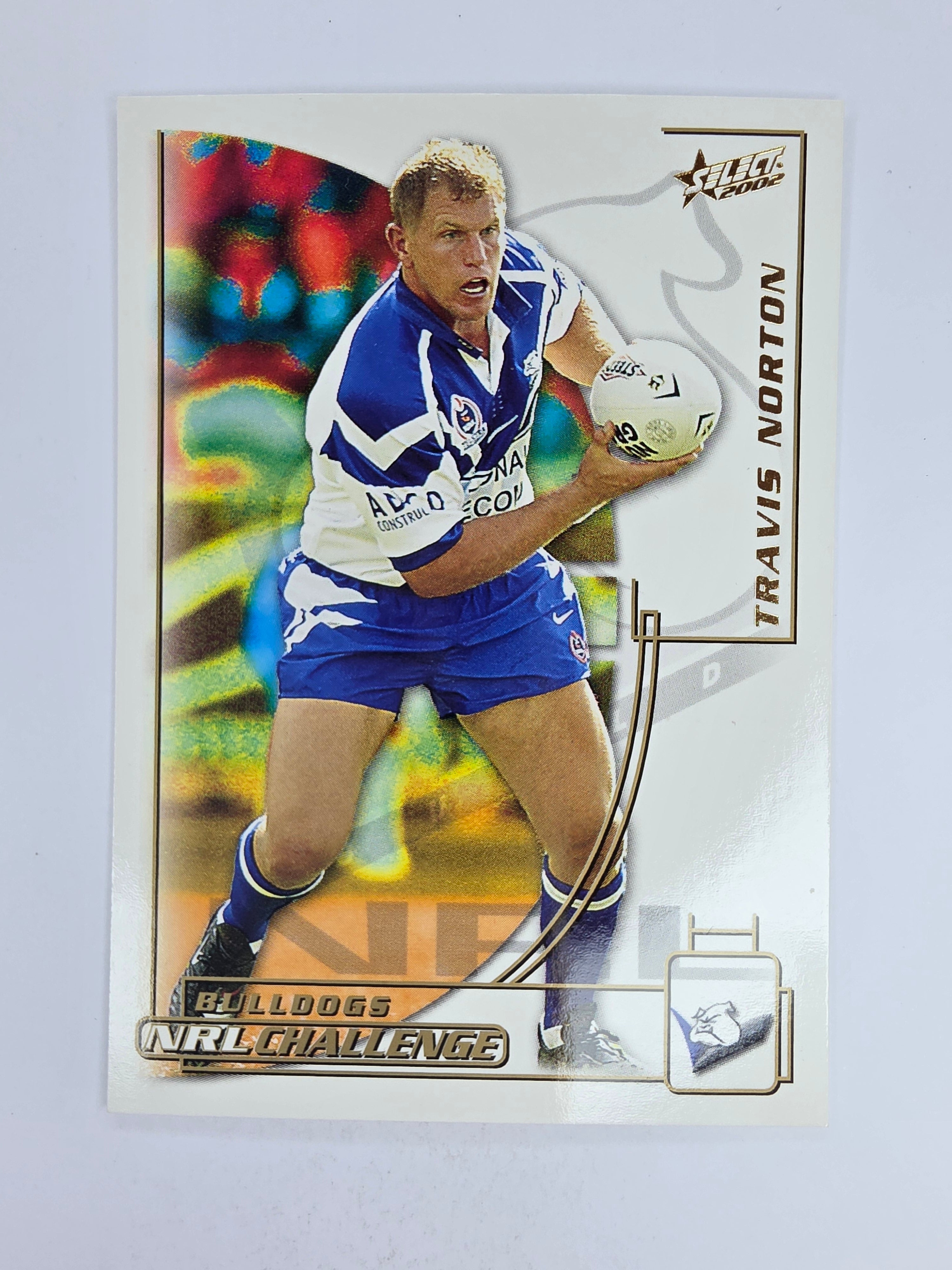 NRL 2002 Challenge Base Card #57 Travis Norton Canterbury Bankstown Bulldogs