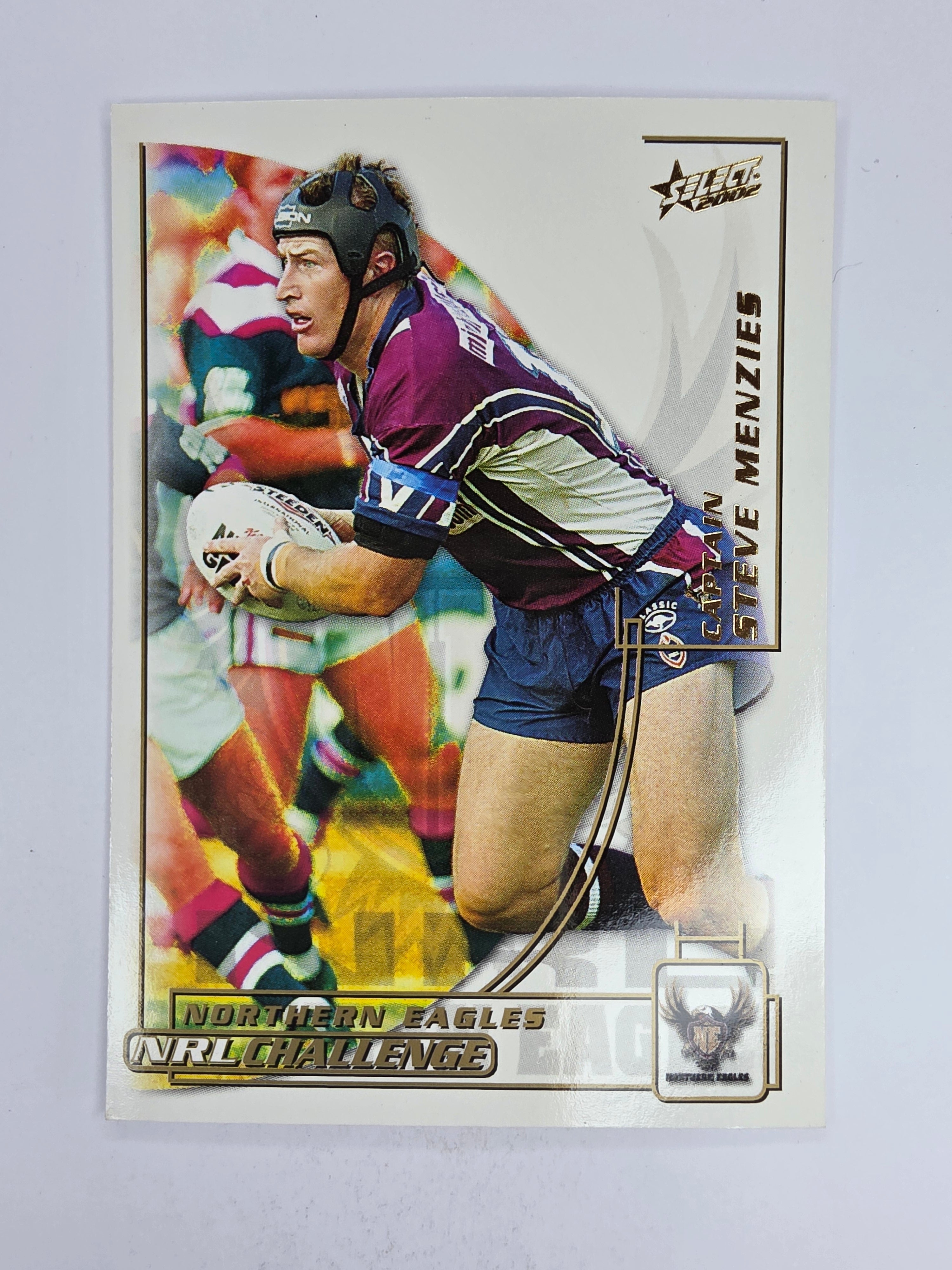 NRL 2002 Challenge Base Card #112 Steve Menzies Northern Eagles