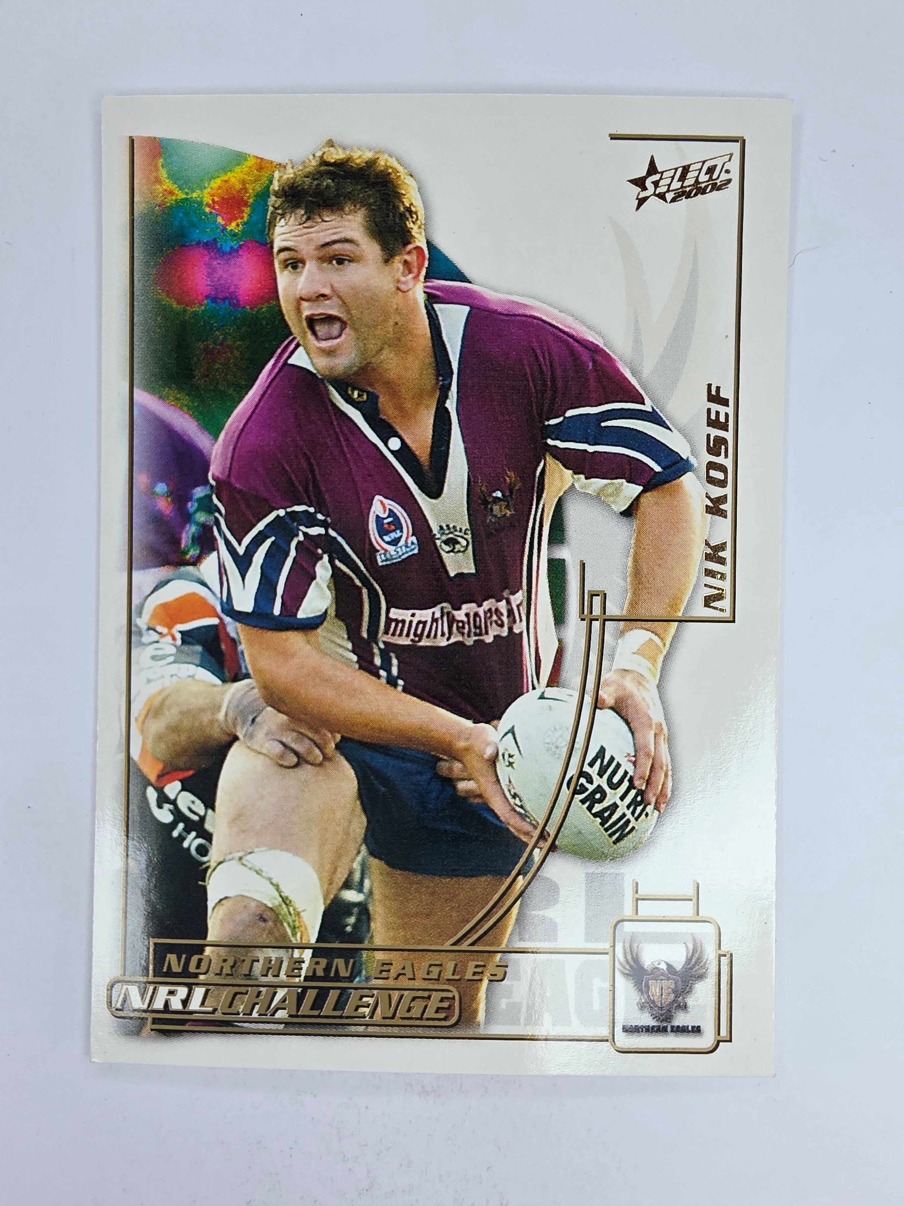NRL 2002 Challenge Base Card #115 Nik Kosef Northern Eagles