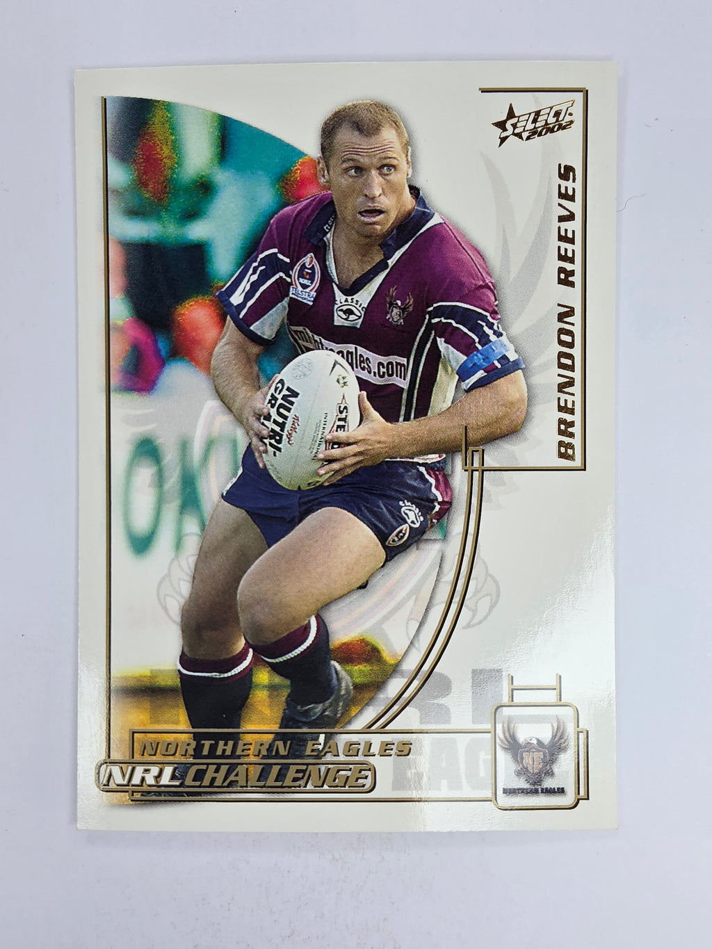 NRL 2002 Challenge Base Card #118 Brendon Reeves Northern Eagles