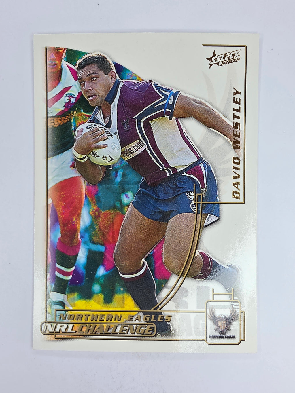 NRL 2002 Challenge Base Card #121 David Westley Northern Eagles
