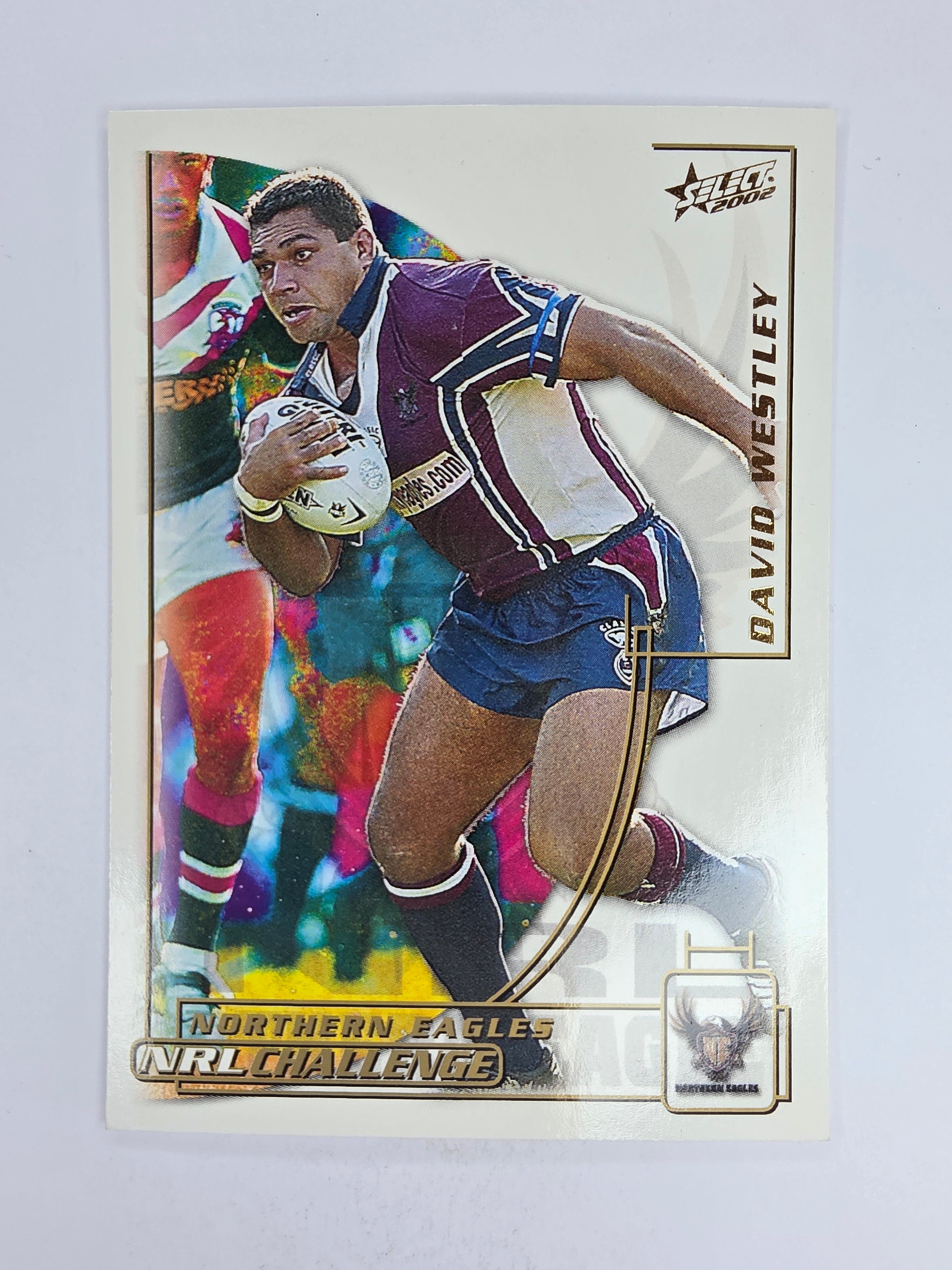 NRL 2002 Challenge Base Card #121 David Westley Northern Eagles