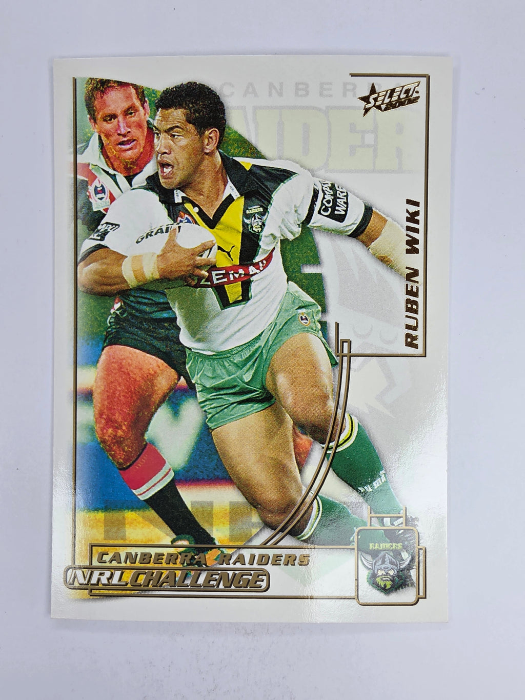 NRL 2002 Challenge Base Card #133 Ruben Wiki Canberra Raiders