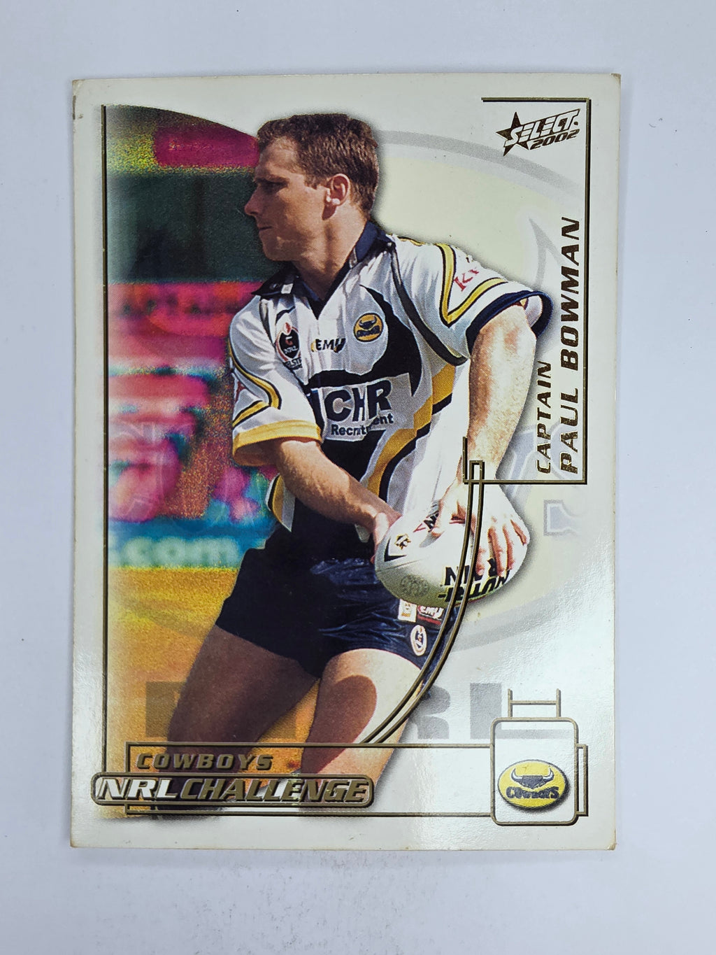 NRL 2002 Challenge Base Card #148 Paul Bowman North Queensland Cowboys