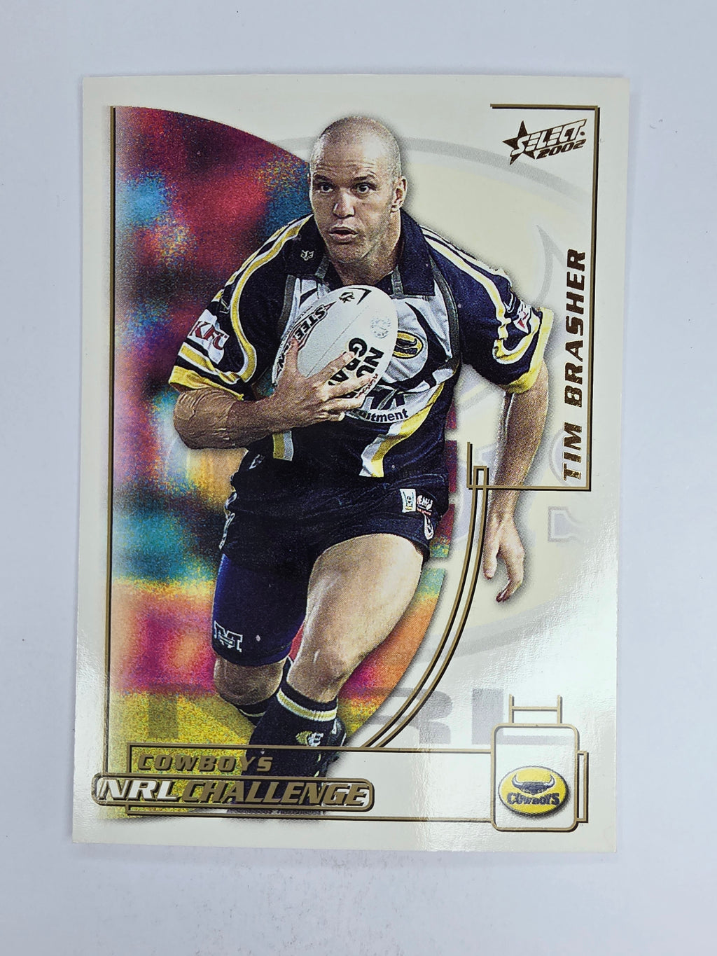 NRL 2002 Challenge Base Card #150 Tim Brasher North Queensland Cowboys