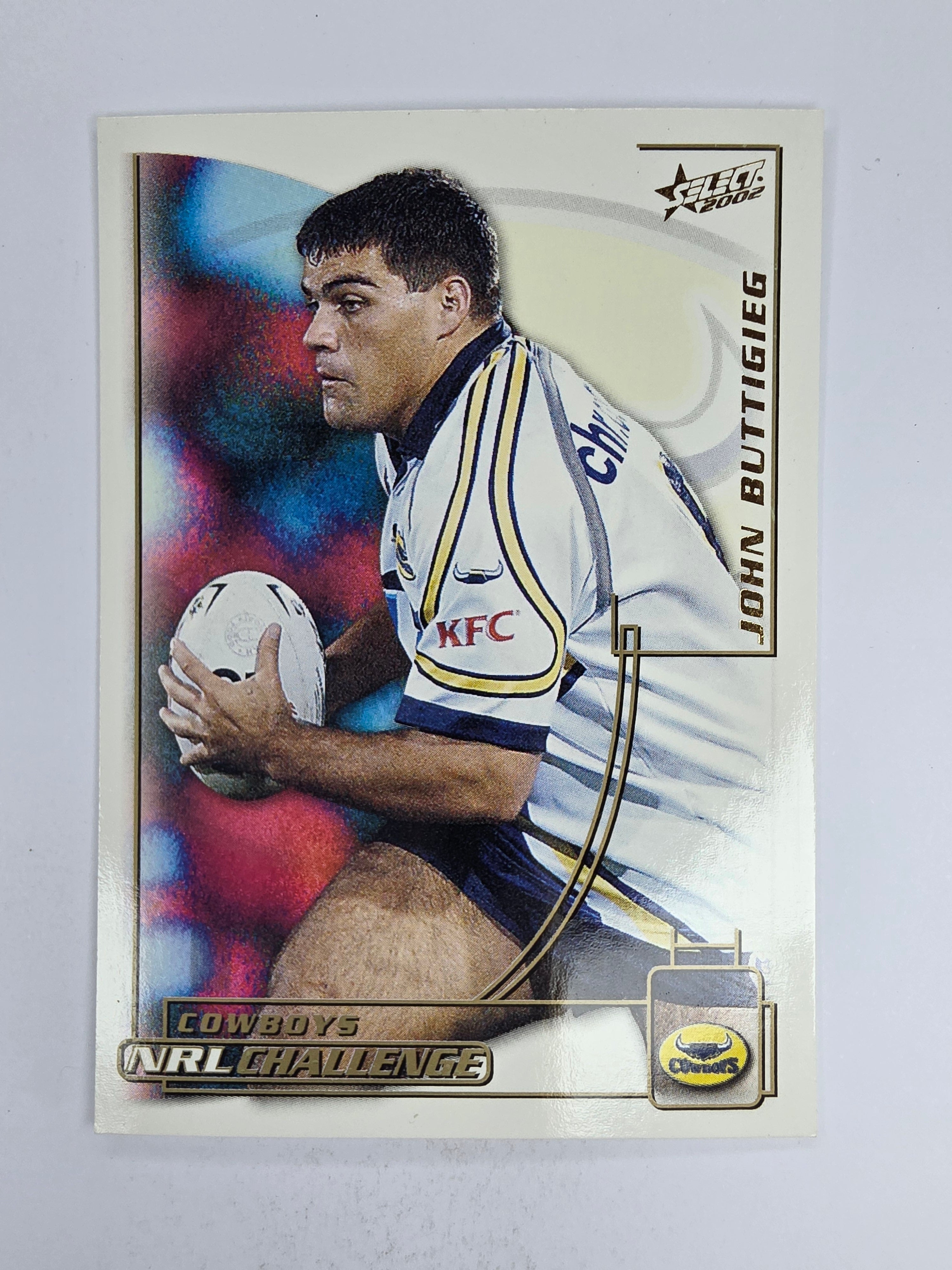 NRL 2002 Challenge Base Card #151 John Buttigieg North Queensland Cowboys