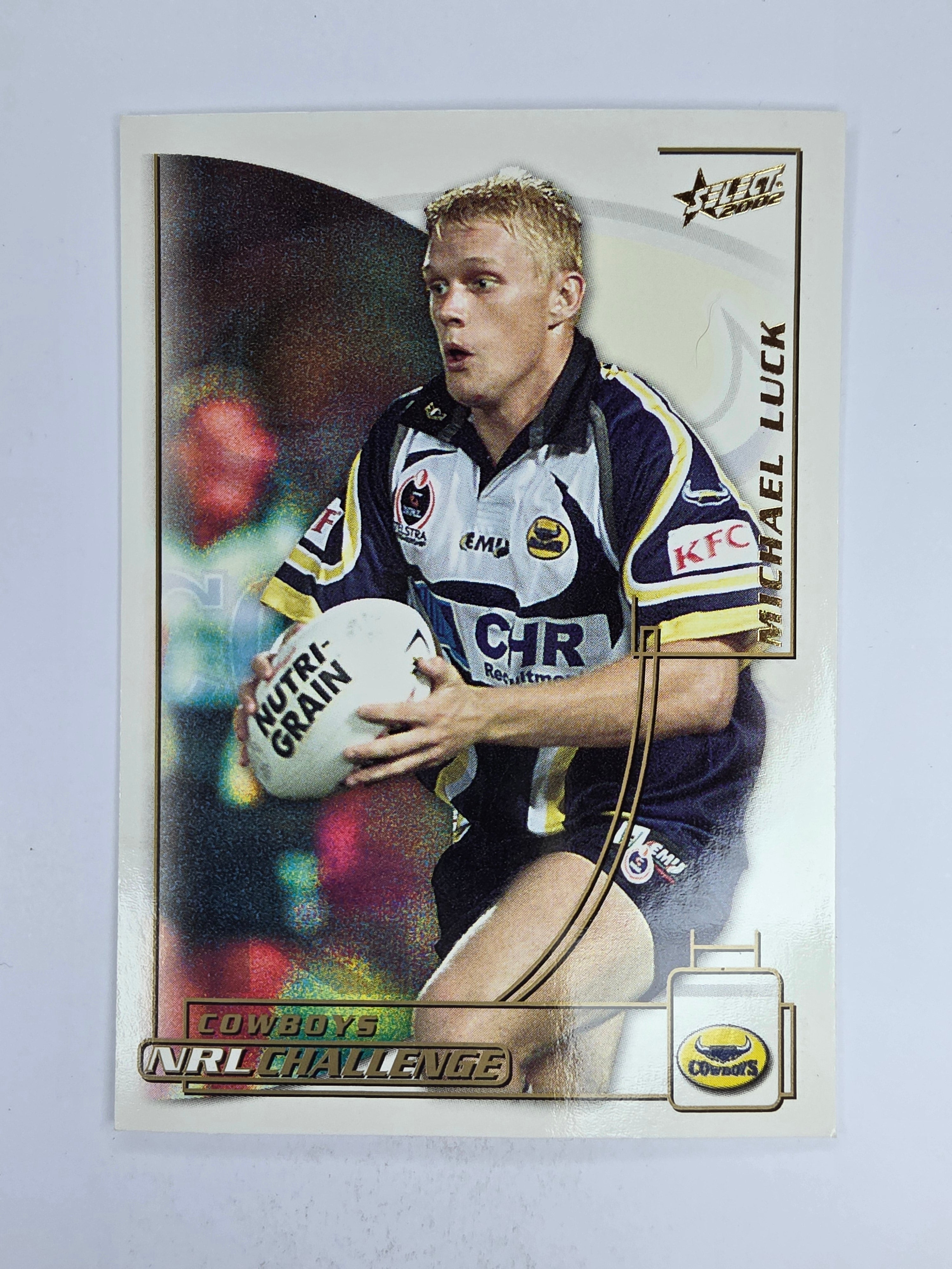 NRL 2002 Challenge Base Card #155 Michael Luck North Queensland Cowboys