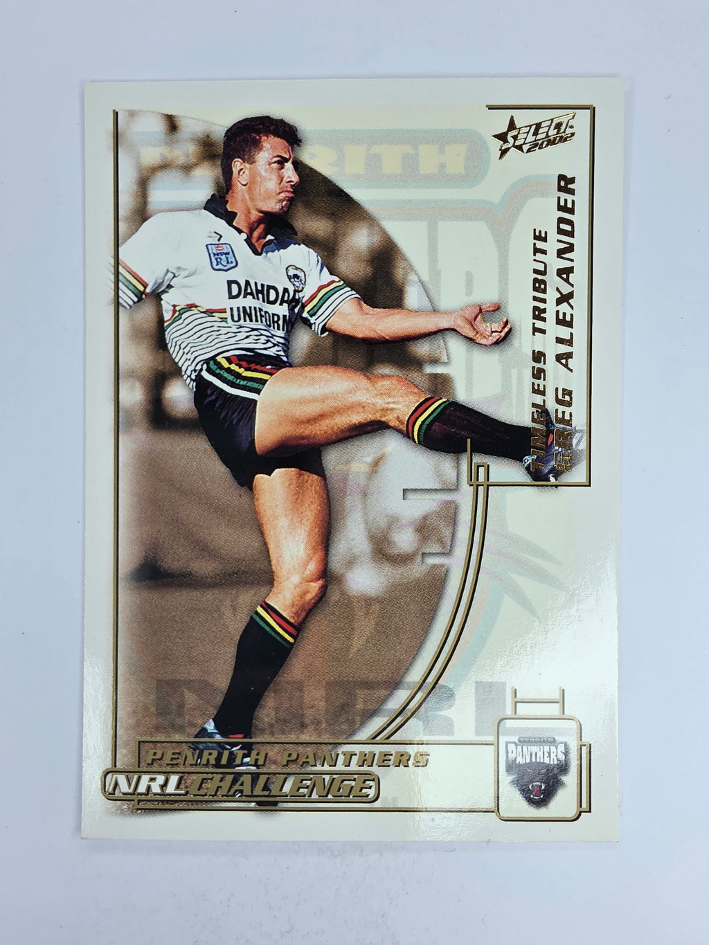 NRL 2002 Challenge Base Card #170 Greg Alexander Penrith Panthers