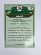 NRL 2006 Accolade Base Card #40 Ben Ross Cronulla Sutherland Sharks