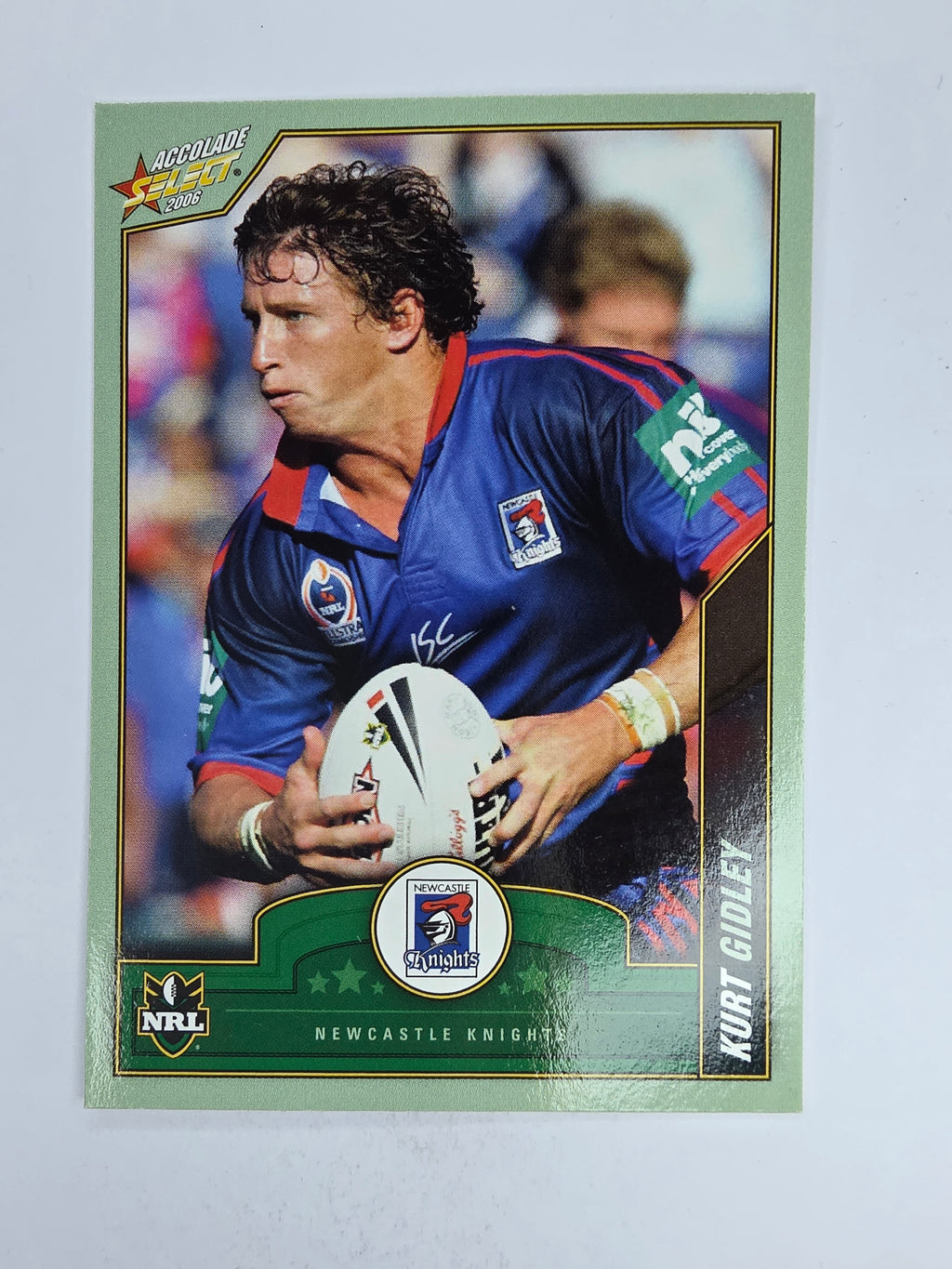 NRL 2006 Accolade Base Card #66 Kurt Gidley Newcastle Knights