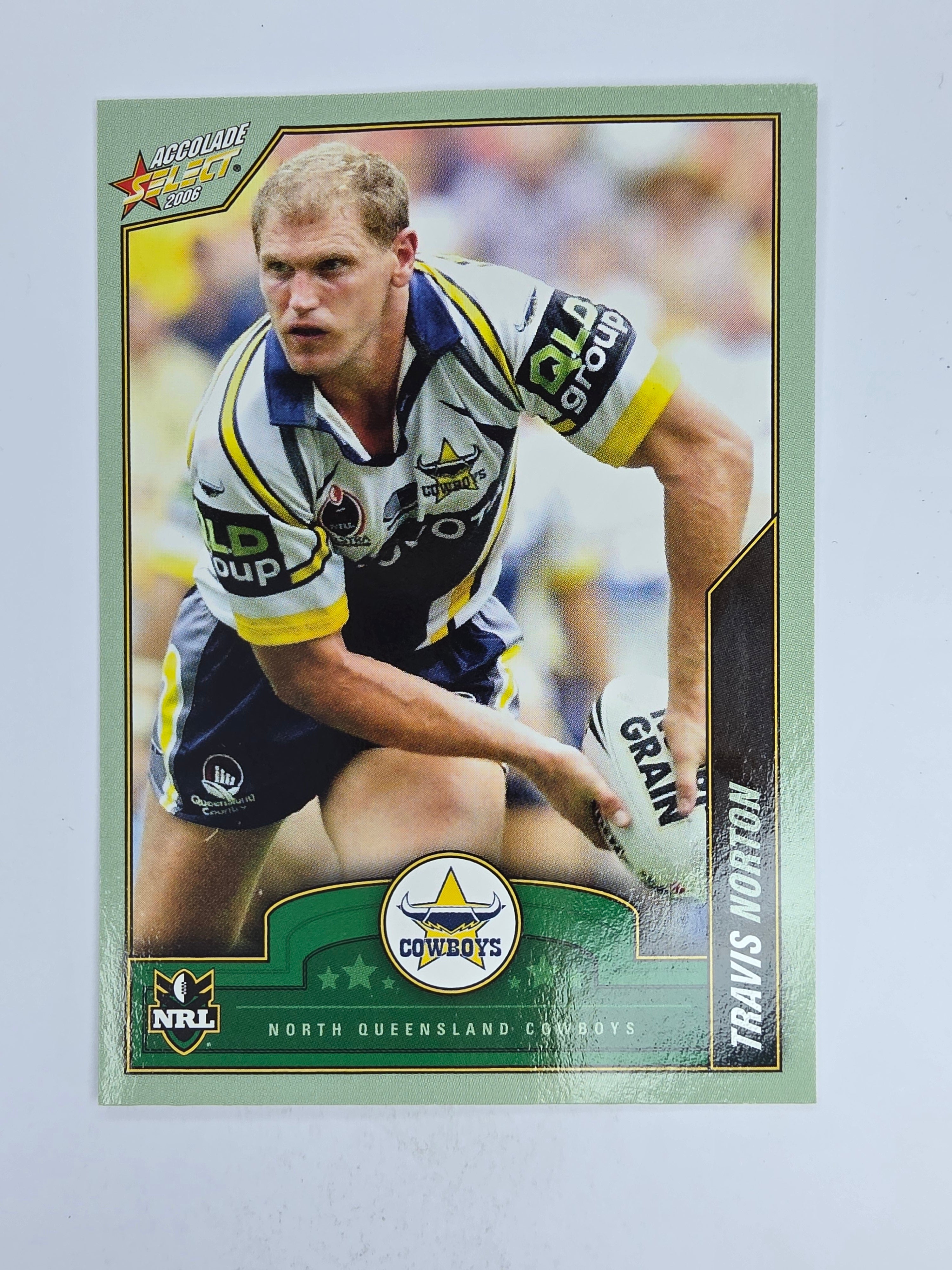 NRL 2006 Accolade Base Card #73 Travis Norton North Queensland Cowboys