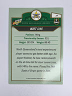 NRL 2006 Accolade Base Card #79 Matt Sing North Queensland Cowboys