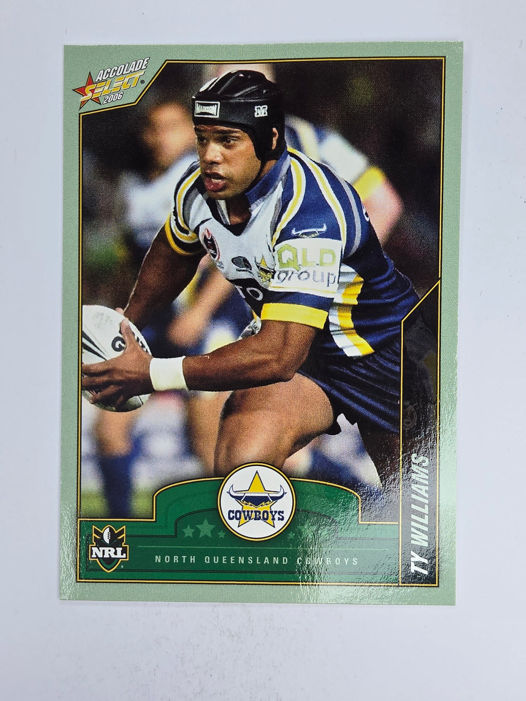 NRL 2006 Accolade Base Card #82 Ty Williams North Queensland Cowboys