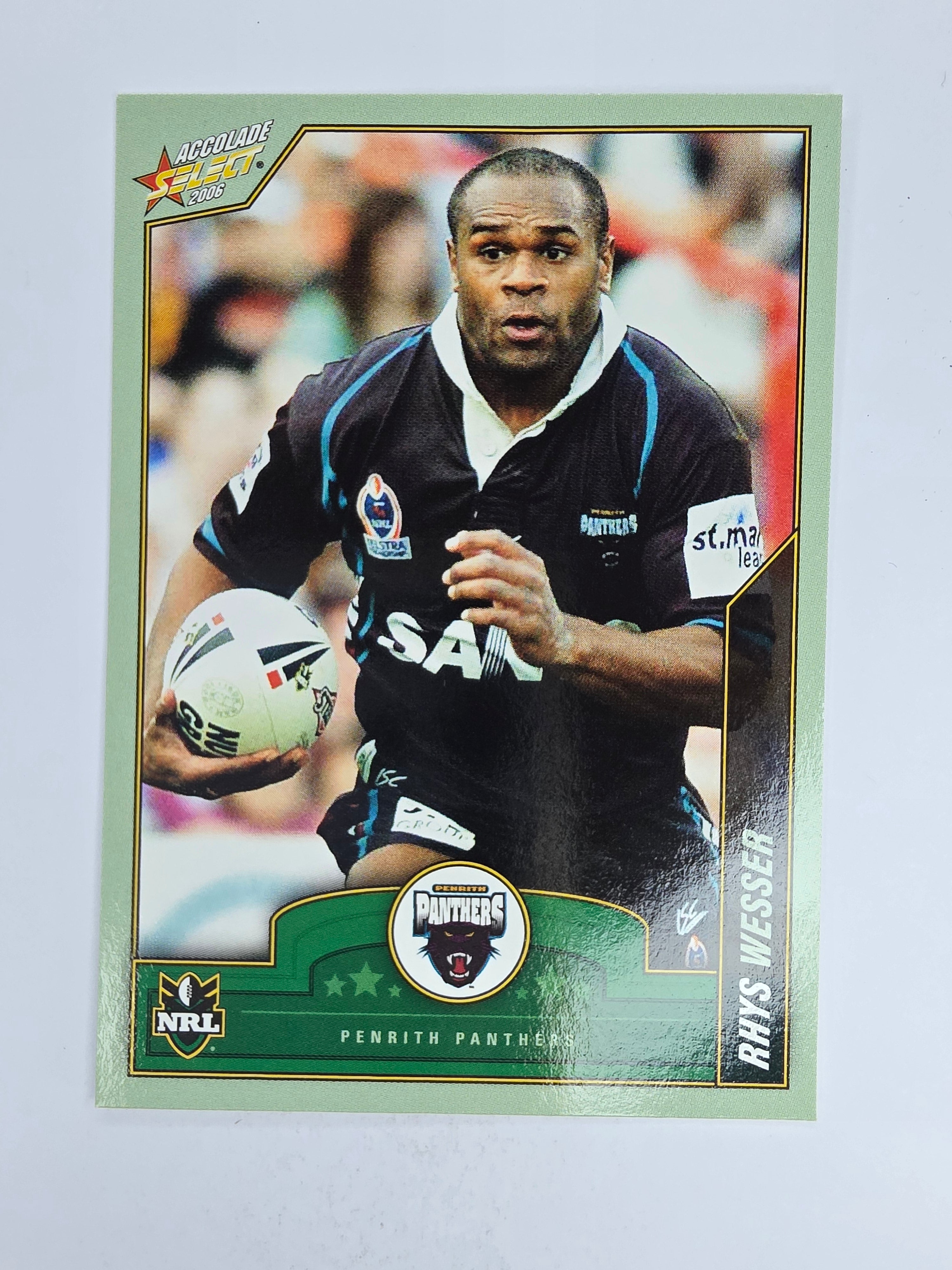 NRL 2006 Accolade Base Card #102 Rhys Wesser Penrith Panthers